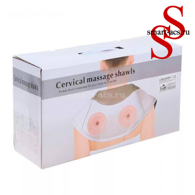 УДАРНЫЙ МАССАЖЕР CERVICAL MASSAGE SHAWLS